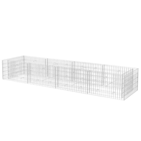 vidaXL Gabion Raised Bed Steel 141.7":man:5.4"x19.7" - Image 2