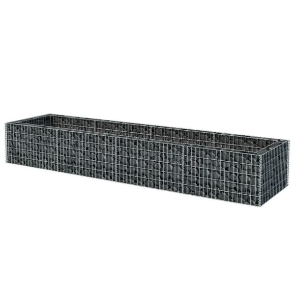 vidaXL Gabion Raised Bed Steel 141.7":man:5.4"x19.7" - Image 3