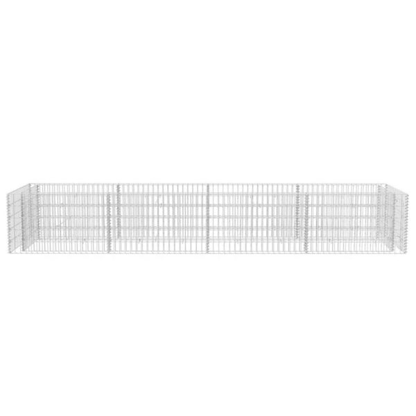 vidaXL Gabion Raised Bed Steel 141.7":man:5.4"x19.7" - Image 4