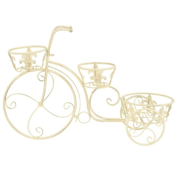 vidaXL Plant Stand Bicycle Shape Vintage Style Metal - Image 3