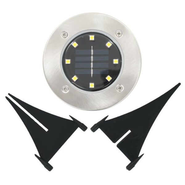 vidaXL Solar Ground Lights 8 pcs LED Lights White - Image 6