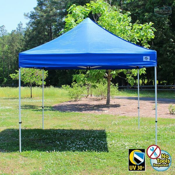 FESTIVAL 10X10 Instant Pop Up Tent w/ BLUE Cover - Image 2