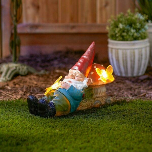 Sleepy Gnome Solar Garden Light - Image 3