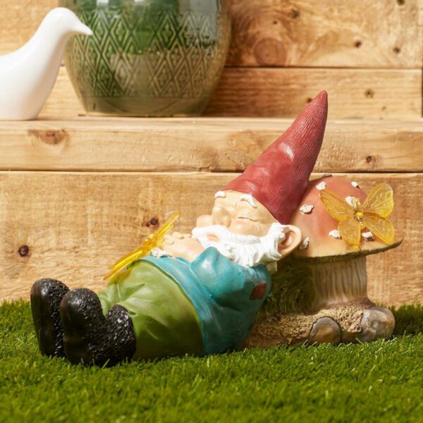 Sleepy Gnome Solar Garden Light - Image 4