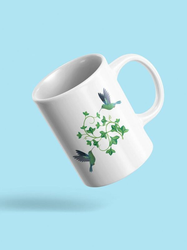 Hummingbirds And Plants Mug -SPIdeals Designs - Image 3