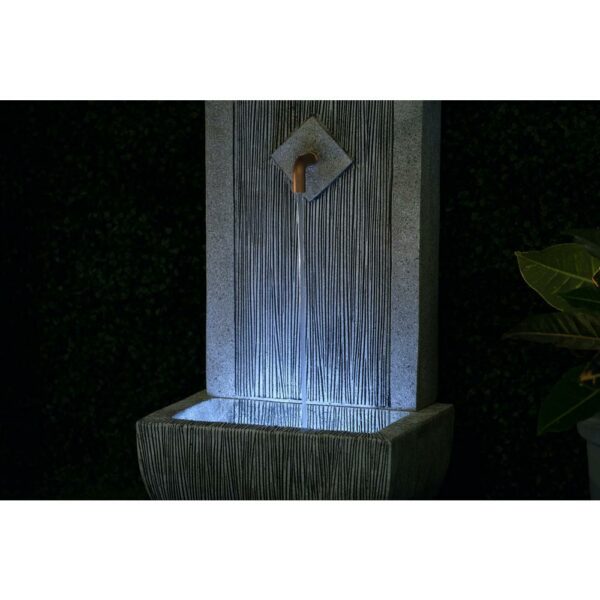 Replenish Resin Fountain w/ LED light and pump - Image 3